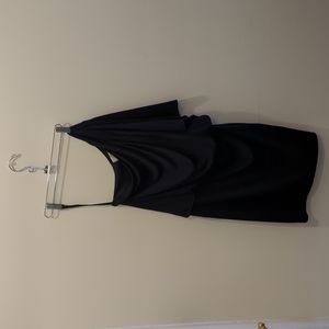 Blue one shoulder dress